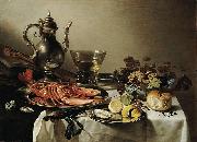 Tafel mit Hummer Pieter Claesz